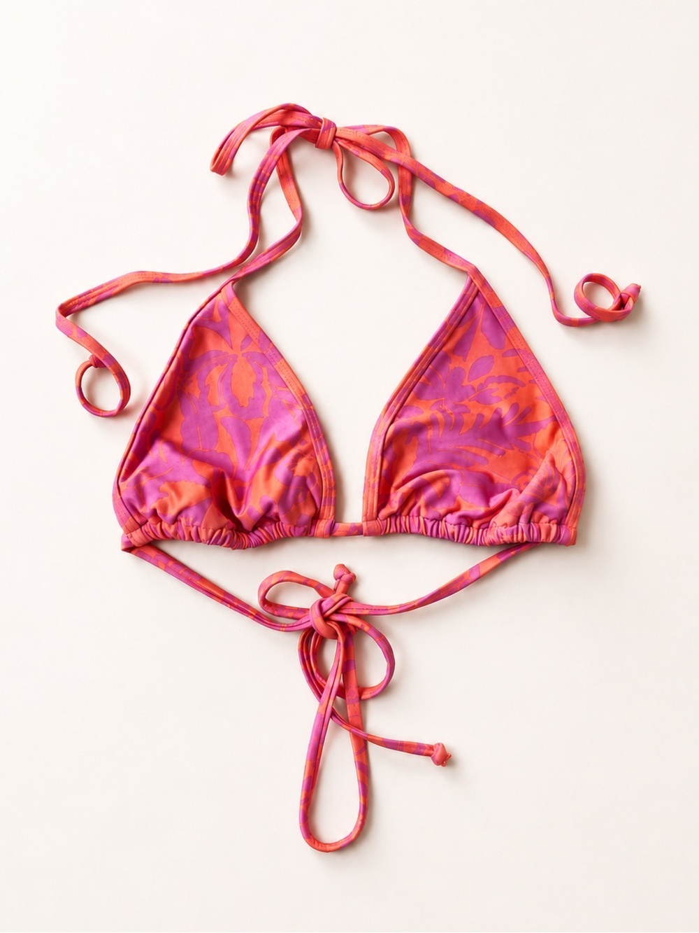 L*SPACE Aspen Triangle Bikini Top in Path to Paradise